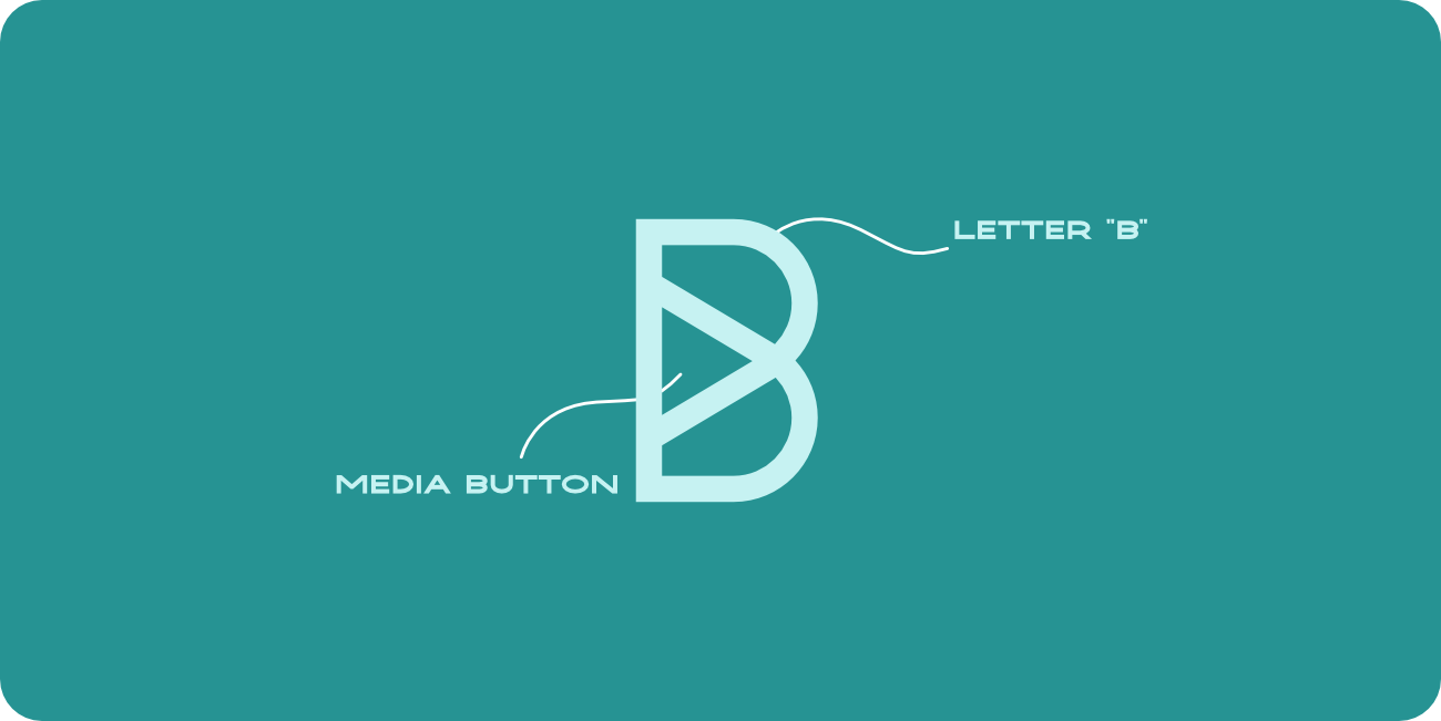 letter logo media